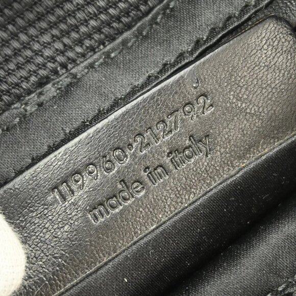 YVES SAINT LAURENT BLACK VELVET SHOULDER BAG 119960.212792 NQ02240 BN01 - Picture 7 of 8